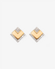 Square Diamond Earrings