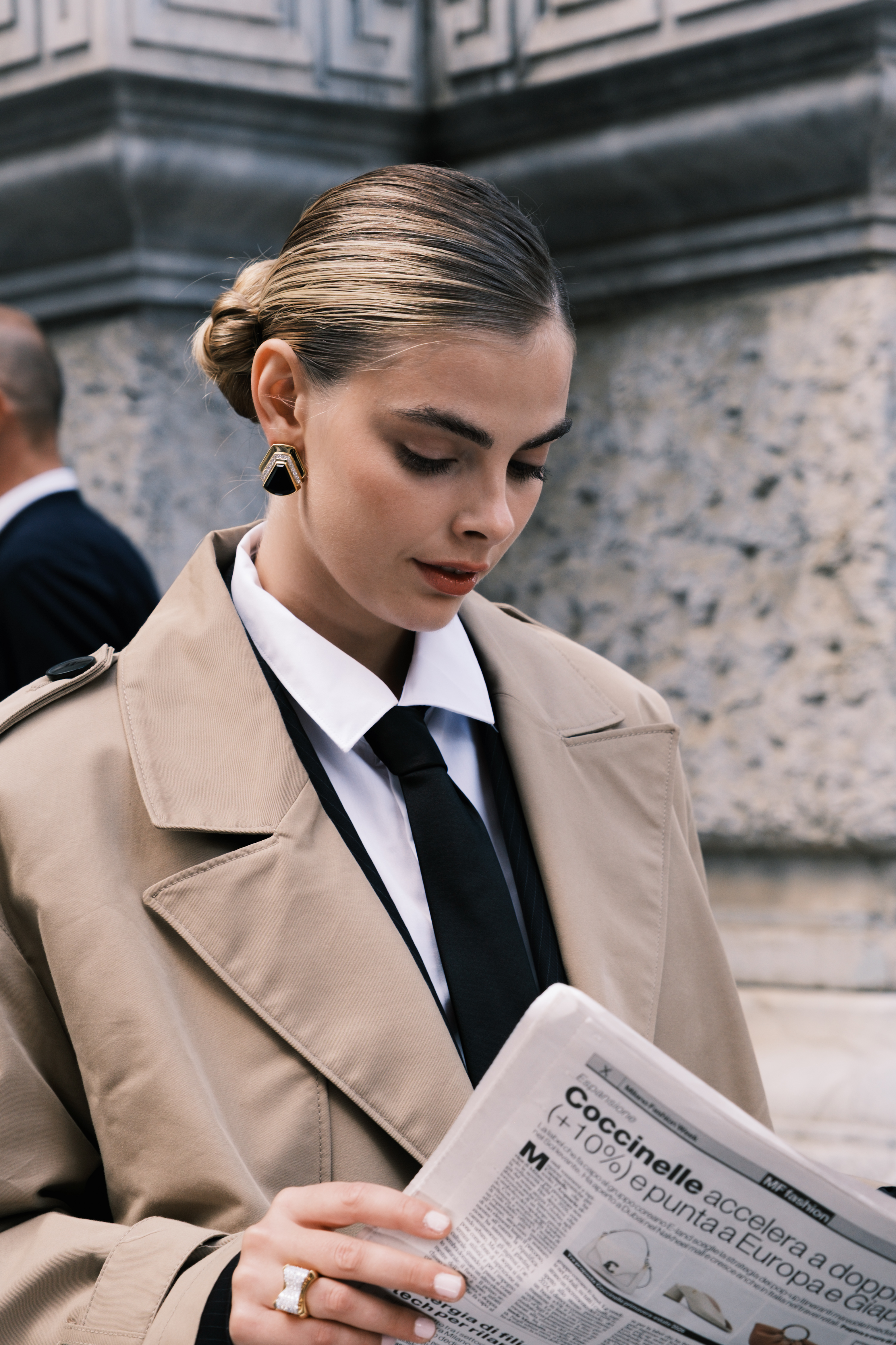 Black Onyx Diamond Earrings