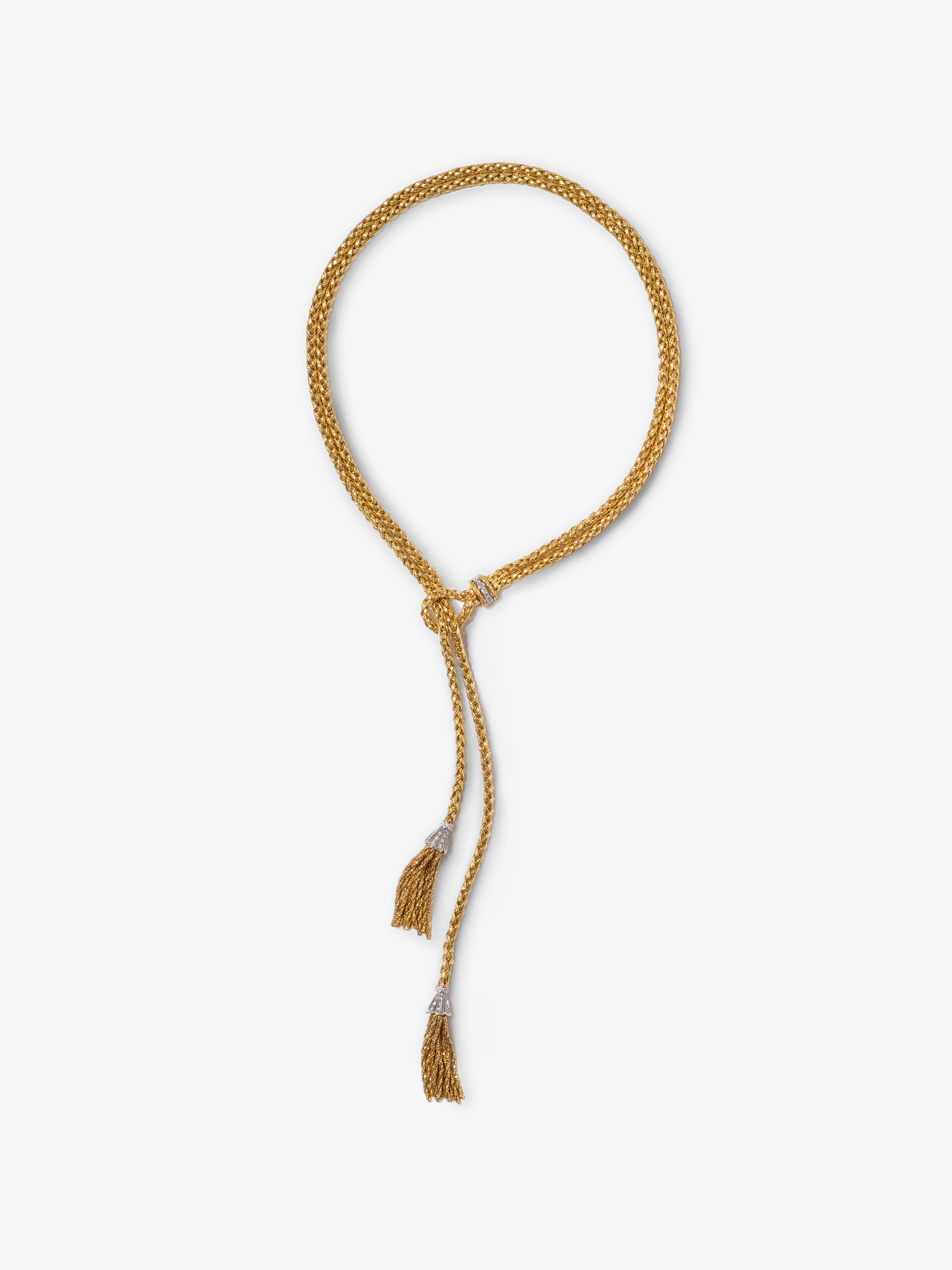Diamond Tassel Necklace
