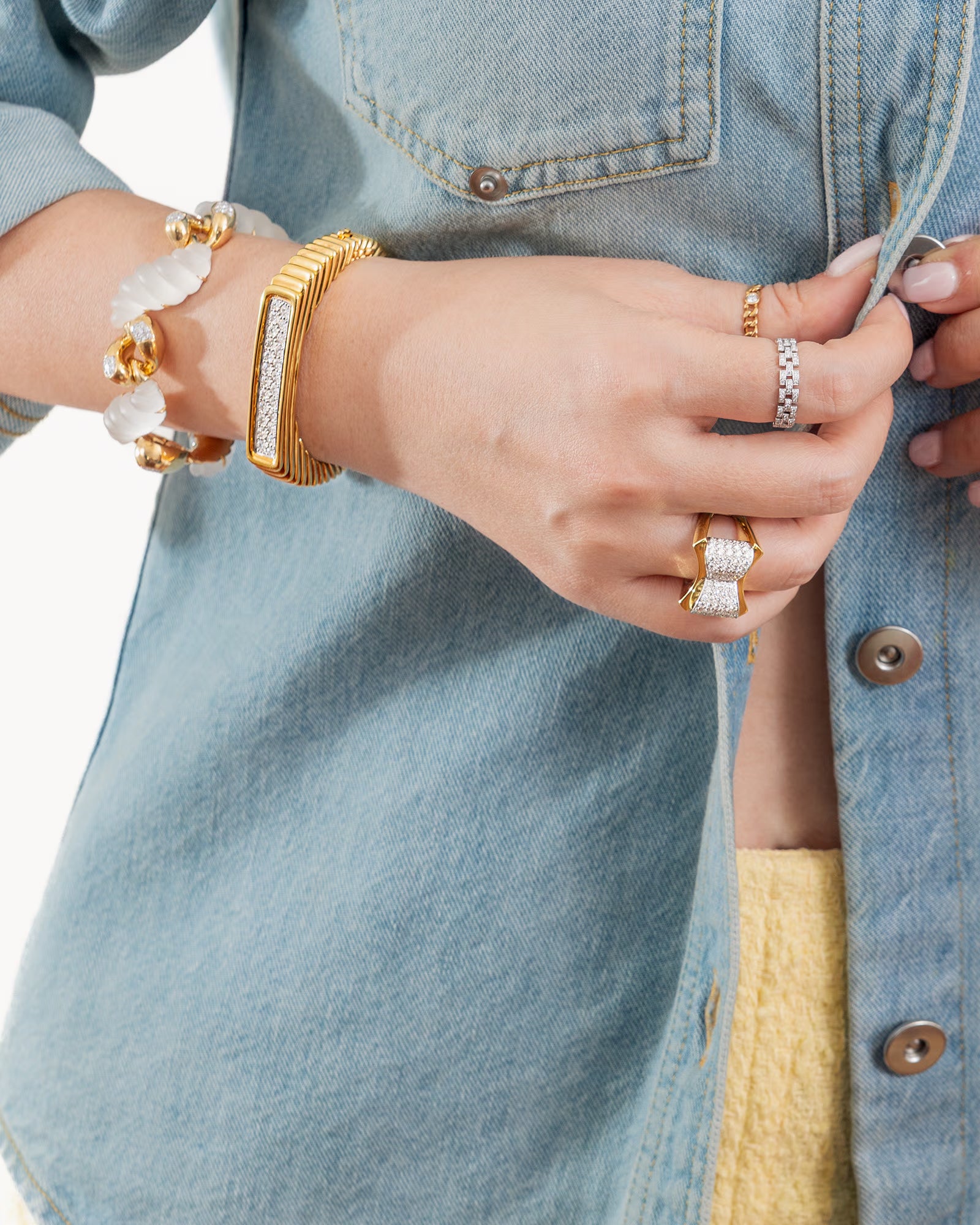Diamond Cuff Bangle