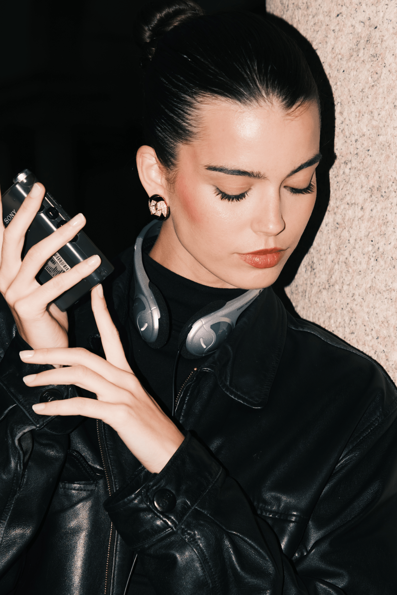 Diamond Enamel Earrings - NEW VINTAGE