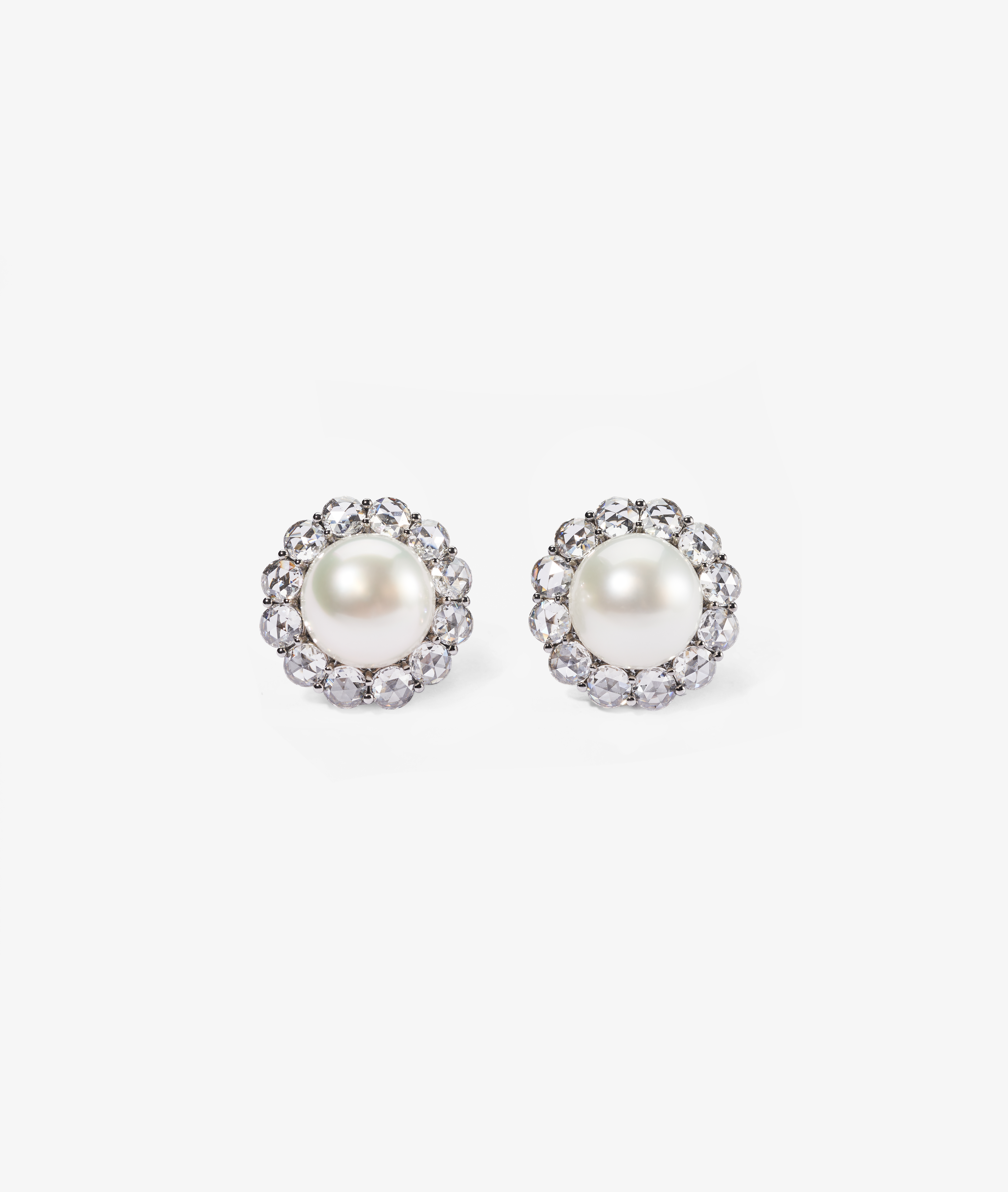 Pearl Diamond Earrings